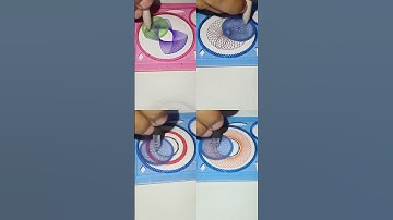 Spirograph drawing 🎨 #amazing #spirograph #drawing #diy #relaxing #shorts (plz subscribe) 🙏🏼