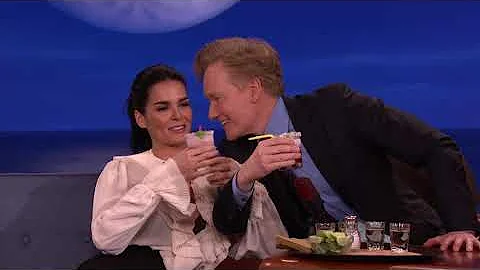 Angie Harmon Does Tequila Shots With Jeff Goldblum...