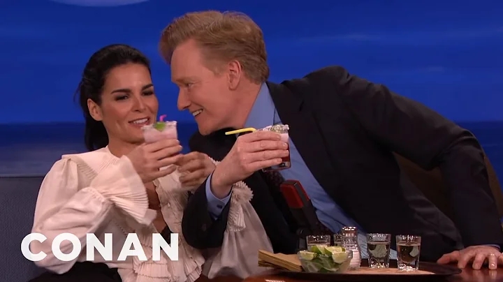Angie Harmon Does Tequila Shots With Jeff Goldblum...