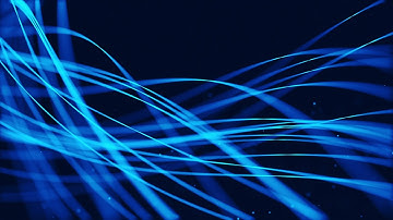 Distorted abstract blue lines floating background