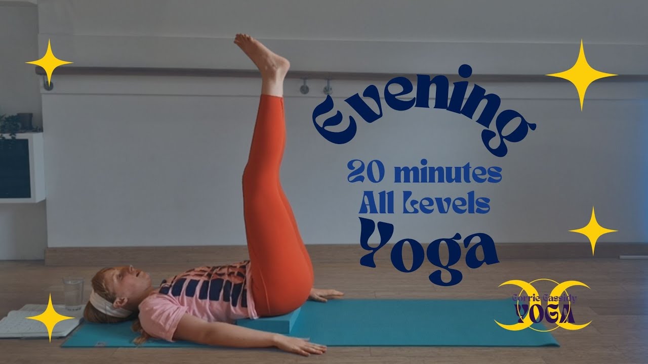 20 minute Evening Yoga // unwind and let go 🌃 - YouTube