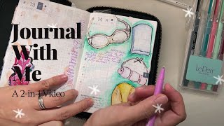 Journal With Me Hobonichi Techo:  2 videos in One | Real Time Journal Process by MyLifeMits 1,557 views 6 months ago 23 minutes