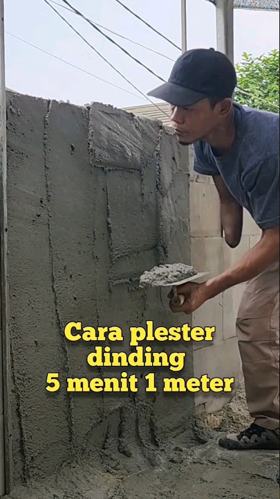 cara cepat plester manual #aplikator #builder