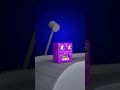 Processing of making monster cube angry   animation adventure  lovely horror show