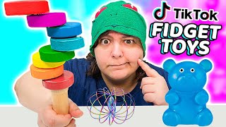 Trying Weird VIRAL TikTok Fidget Toys Mystery Box