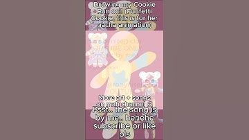Drawing my cookie run OC! #indiemusic #cookierun #shorts #speedpaint #crk #cookierunkingdom #viral