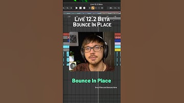Ableton Live 12.2 Update - Bounce in Place