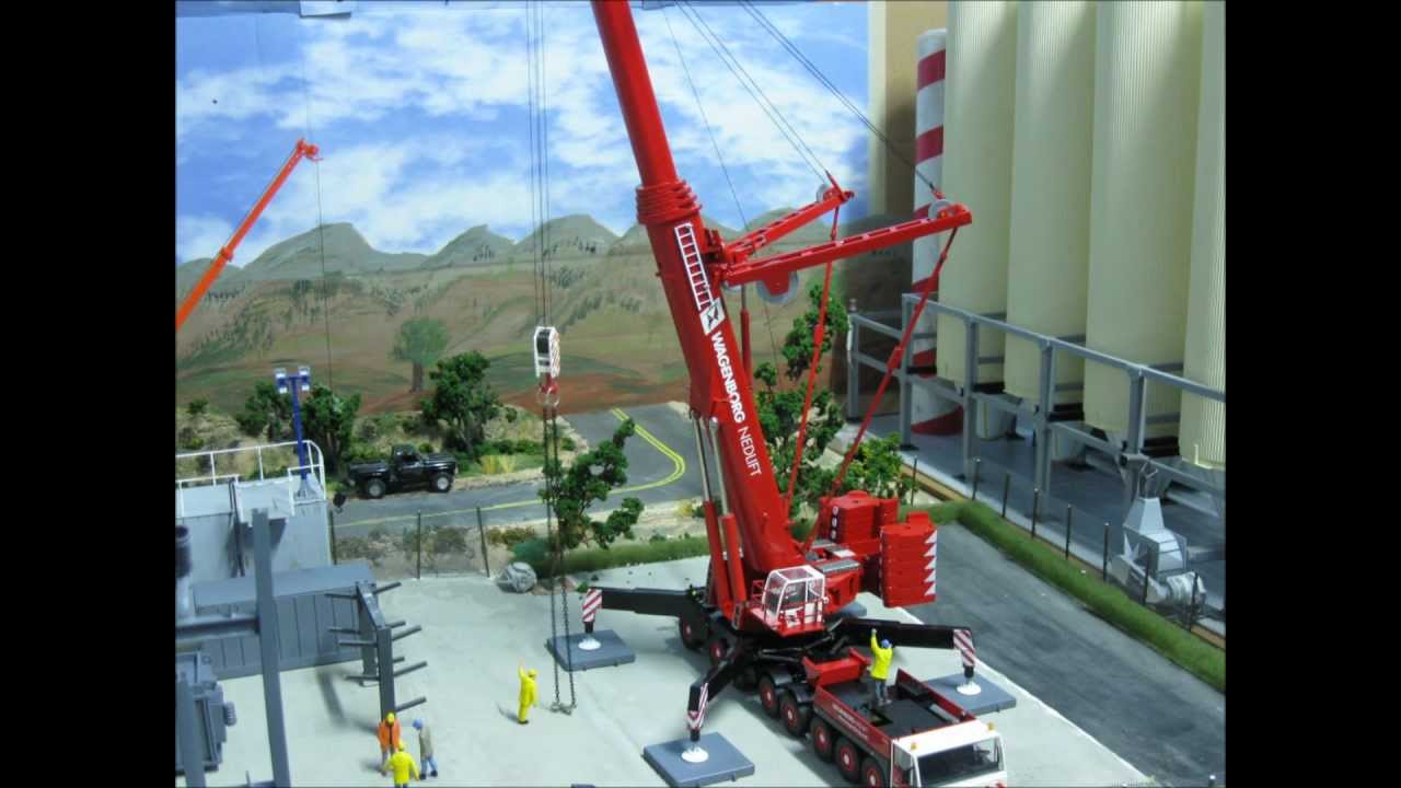 Miniature Conrad 1/50 Demag AC 500-2 – Édition Limitée Wagenborg Nedlift – Boîte Mint