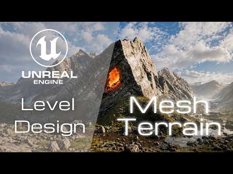 Mesh Terrain: o Novo Sistema de Terrenos da Unreal Engine 5.8