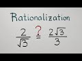 Rationalization and Conjugates Quiz