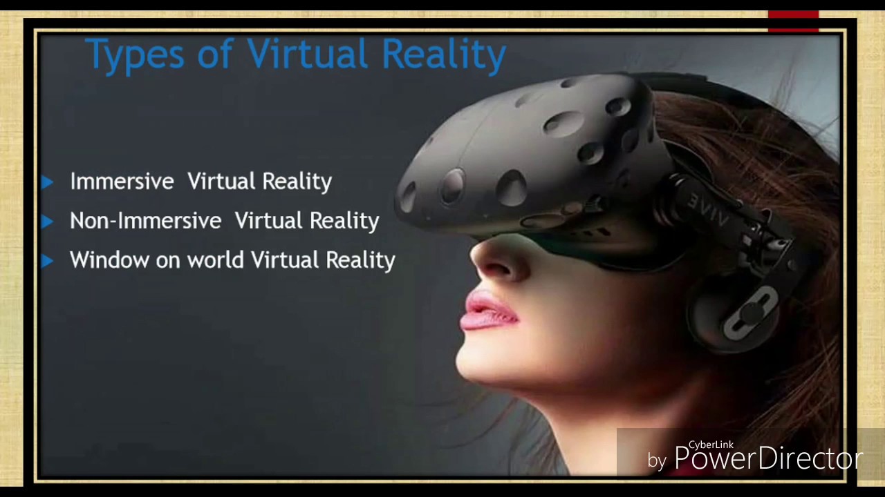 types of virtual reality presentation