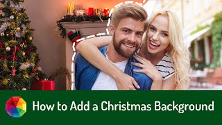 How to Add a Christmas Background to a Picture  | NO Photoshop screenshot 2