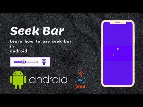 SeekBar Tutorial | How to use SeekBar in Android