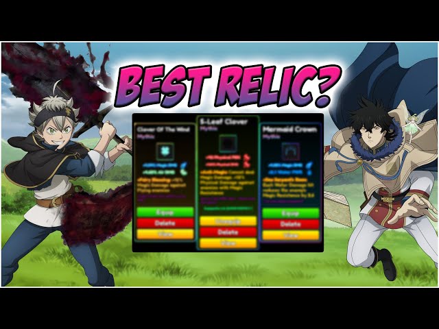 Which Relic Should You Go For? [😈UPD 7] Anime Adventures* Unique