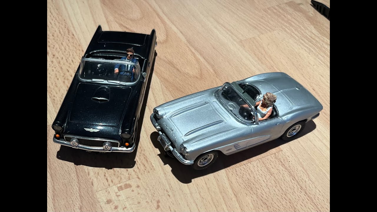 Don’t Worry Darling movie - Alice’s Corvette scratchbuilt slot car