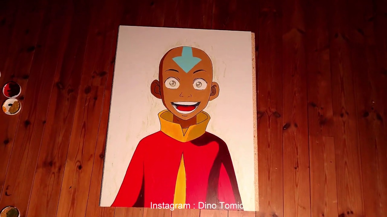 Aang Glow in the Dark art ( wait for it )
