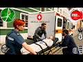 Ambulance Rescue Simulator 3D - 911 Emergency ambulance city rescue driving - GamePlay
