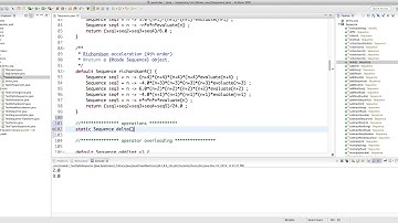 Java for Scientific Computing: Operations on Sequences