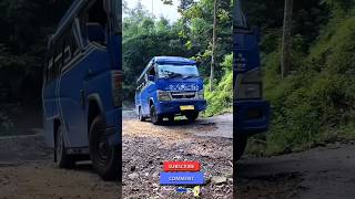 Mengerikan‼️Detik-Detik Mobil Mini Bus Mundur Di Tanjakan🔥 #automobile #truck #truk #trukoleng