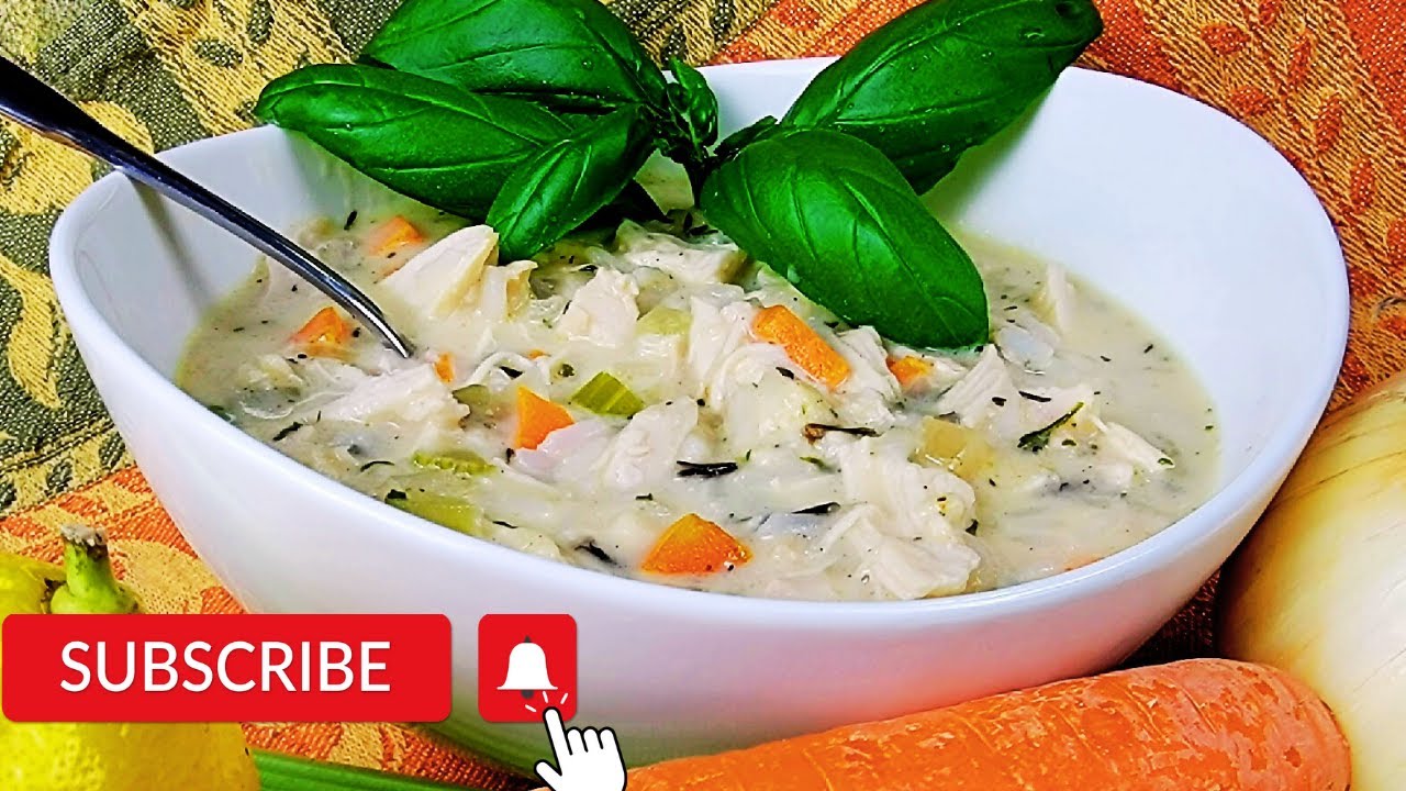 Creamy Southern Wild Rice And Chicken Soup - YouTube