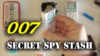 007 SECRET SPY STASH, 100% STEALTH