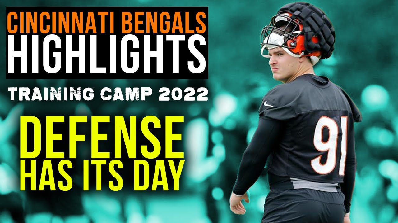 Highlights From Bengals Training Camp | Defensive Line Dominates With Joe Burrow Watching