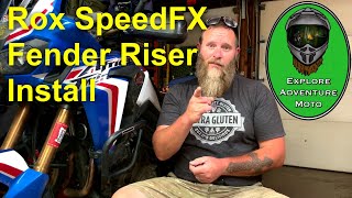 Celebrity Rox Fender Riser Kit 2019 Honda Africa Twin Profile
