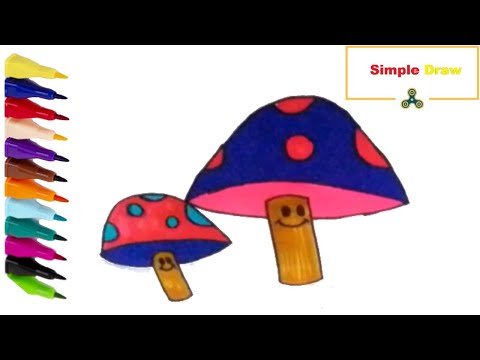 Video How to Draw a Mushroom - youtube