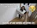WE HAVE A MOVING DATE... packing up my entire life! MOVING VLOG!