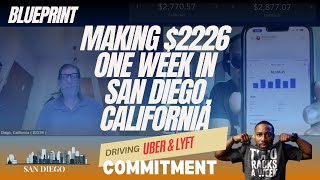 $2226 Driving Uber in San Diego, California