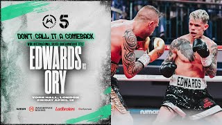 FULL FIGHT: Charlie Edwards vs Georges Ory | Wasserman Boxing