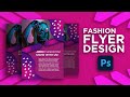 Adobe photoshop tutorials fashion flyer design tutorial with lets design together