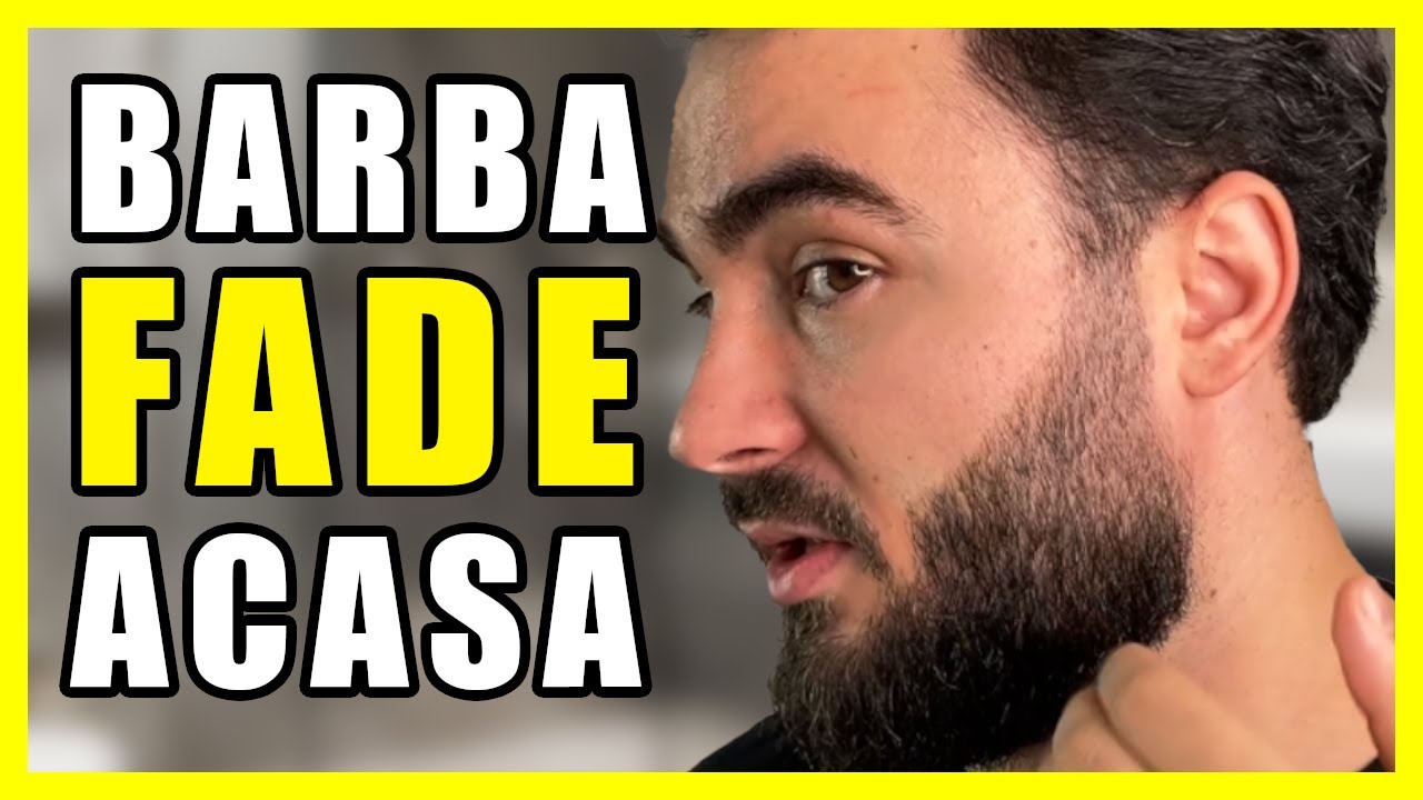 CUM OBTII UN BEARD FADE PERFECT ACASA! | Barba ca la salon!