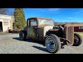 Reversed Chrome Wheels and Cheater Slicks - 1932 Ford 5 Window Coupe