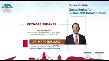 Dr. Marc Ballouz || Keynote speaker || GeoMandu 2024 || NGS || Nepal