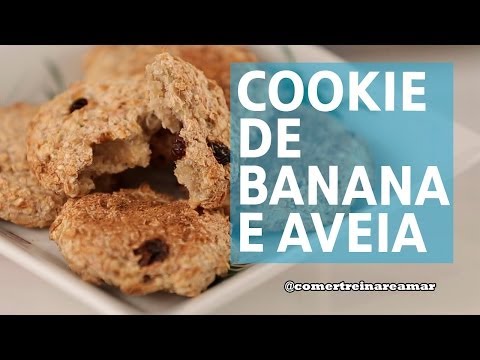 Vídeo: Cookies De Aveia E Banana