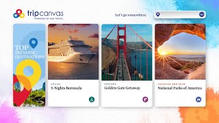Famous Trip Canvas by AAA Travel Wealth