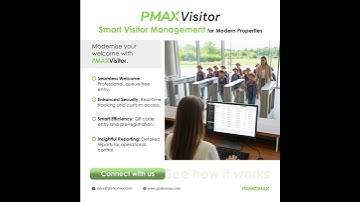 PMAXVisitor - Smart Visitor Management for Modern Properties