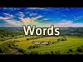 Words - KARAOKE VERSION - as popularized by Bee Gees