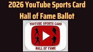 2026 YouTube Hall of Fame Ballot #YTHOF26
