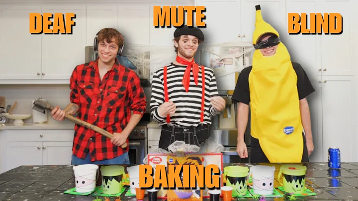 BAKING BLIND DEAF AND MUTE! HALLOWEEN EDITION!