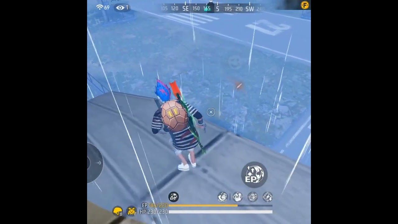 br Rank Mode 🔥 1 VS 1 Situation 🥵 Last Zone Healing Battle No Fight Booyah Challenge 😲😨 #short