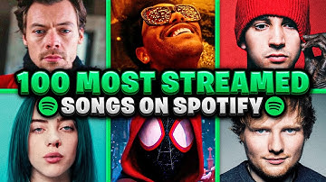 Top 100 MOST STREAMED Songs of All Time (Spotify)