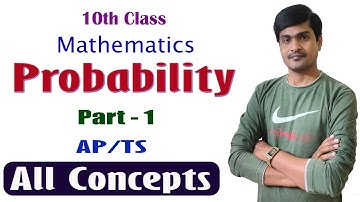 Probability I Part - 1 I 10th Class Maths (AP/TS) I All important Concepts I Ramesh Sir Maths