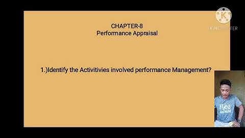 CHAPTER 8-Performance Appraisal