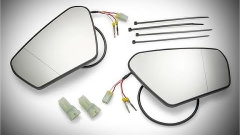 Panovista Extended Convex Goldwing Mirrors with Sequential Turn Signals