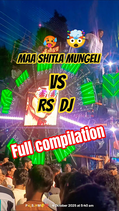 MAA SHITLA MUNGELI VS RS DJ BILASPUR JHAKI ME FULL CROWD CONGRATULATIONS #dj #djgol2 #djchandanck