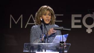 Honoree Jane Fonda, 2016 Make Equality Reality gala