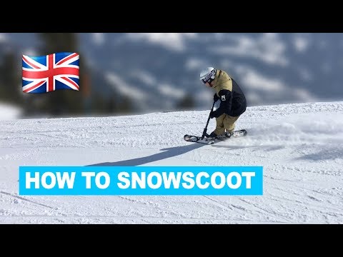 HOW TO RIDE A SNOWSCOOT (HOW TO SCOOT TUTORIAL) Learn the basis with BenJ Friant