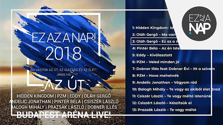 Ez az a nap! 2018 - Az út, Live CD (Teljes album)